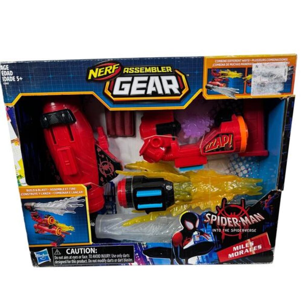 Nerf Assembler Gear Mile Morales Spider-Man Into The Spider Verse‎ Blaster